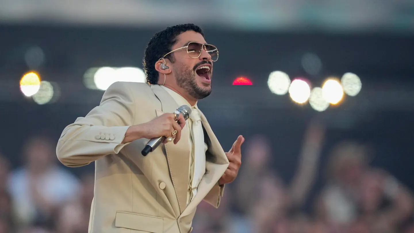 Bad Bunny en un concierto en Barcelona Bad Bunny en un concierto en Barcelona