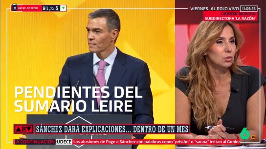 Carmen Morodo: "Hoy Pedro S&aacute;nchez est&aacute; m&aacute;s solo que nunca"