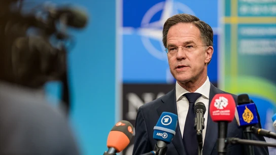 Imagen del secretario general de la OTAN, Mark Rutte Imagen del secretario general de la OTAN, Mark Rutte