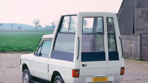 Papamóvil Range Rover 1986.