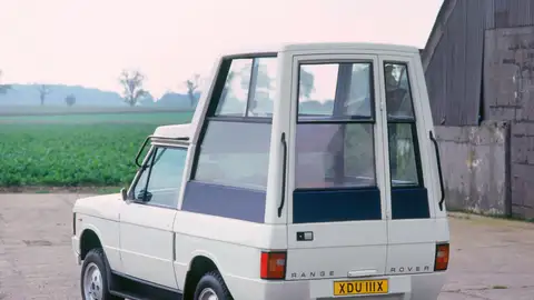 Papamóvil Range Rover 1986. Papamóvil Range Rover 1986.