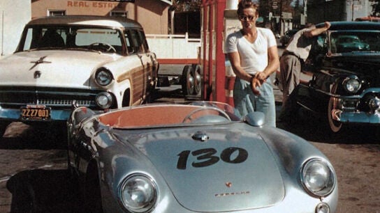 James Dean y su Porsche 356