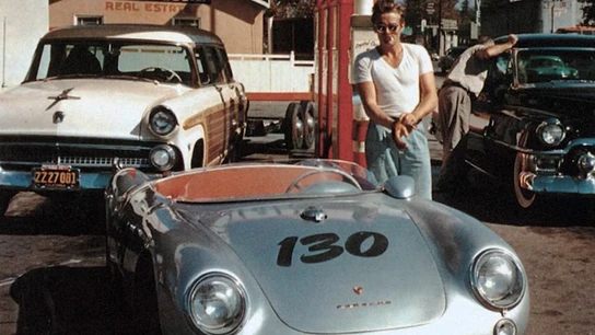James Dean y su Porsche 356 James Dean y su Porsche 356