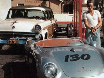 James Dean y su Porsche 356