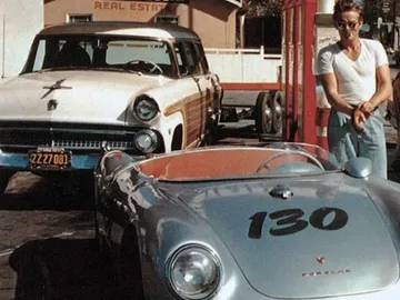 James Dean y su Porsche 356 James Dean y su Porsche 356