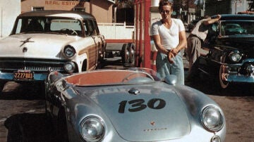 James Dean y su Porsche 356