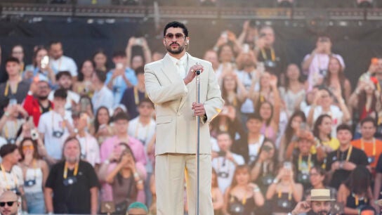 Bad Bunny en un concierto