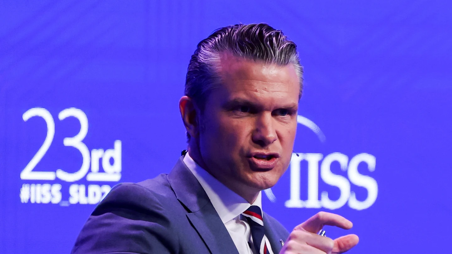 El secretario de Guerra de EEUU, Pete Hegseth El secretario de Guerra de EEUU, Pete Hegseth