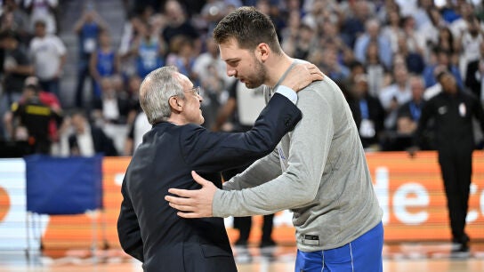 Luka Doncic y Florentino P&eacute;rez
