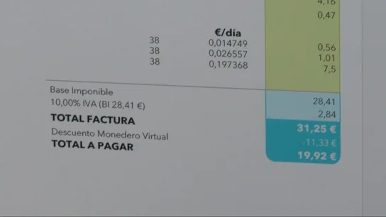 Imagen de una factura Imagen de una factura