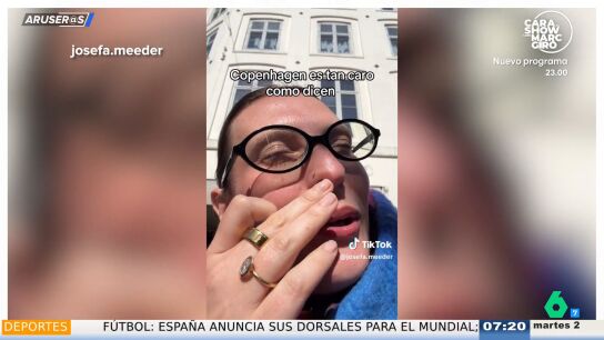 La queja viral de una creadora de contenido tras pagar 94 euros por dos s&aacute;ndwiches y una ensalada en Copenhague