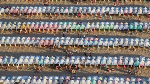 Playa de Nazaré, en Portugal