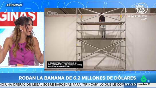 Alfonso Ar&uacute;s alucina con el surrealista robo de la banana de 6,2 millones de d&oacute;lares: "&iquest;La polic&iacute;a est&aacute; buscando un pl&aacute;tano?"