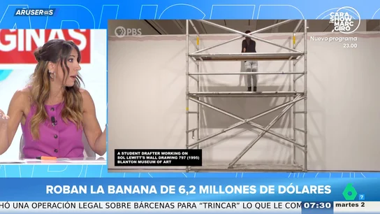 Alfonso Arús alucina con el surrealista robo de la banana de 6,2 millones de dólares: "¿La policía está buscando un plátano?" Alfonso Arús alucina con el surrealista robo de la banana de 6,2 millones de dólares: "¿La policía está buscando un plátano?"