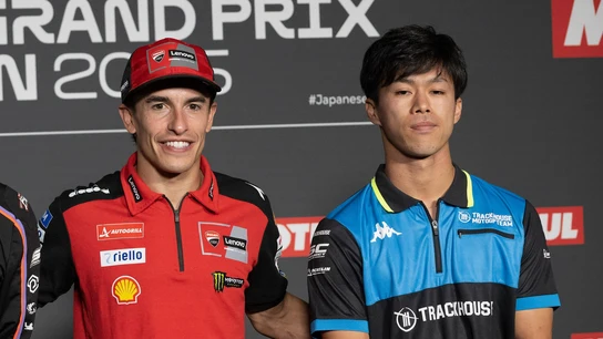 Marc Márquez y Ai Ogura Marc Márquez y Ai Ogura