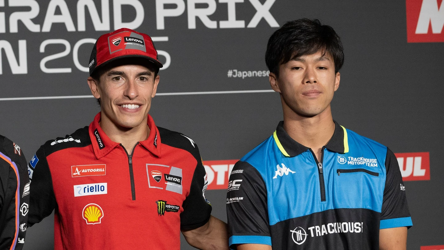 Marc Márquez y Ai Ogura Marc Márquez y Ai Ogura