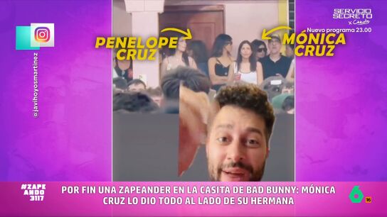 La zapeadora ha asistido a uno de los conciertos del artista de Puerto Rico en Madrid y, adem&aacute;s, ha disfrutado del mismo desde la ya c&eacute;lebre casita. M&oacute;nica, adem&aacute;s, estaba acompa&ntilde;ada por, entre otros, su hermana Pen&eacute;lope. 