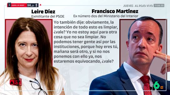 Leire D&iacute;ez: "Yo estoy aqu&iacute; para limpiar"