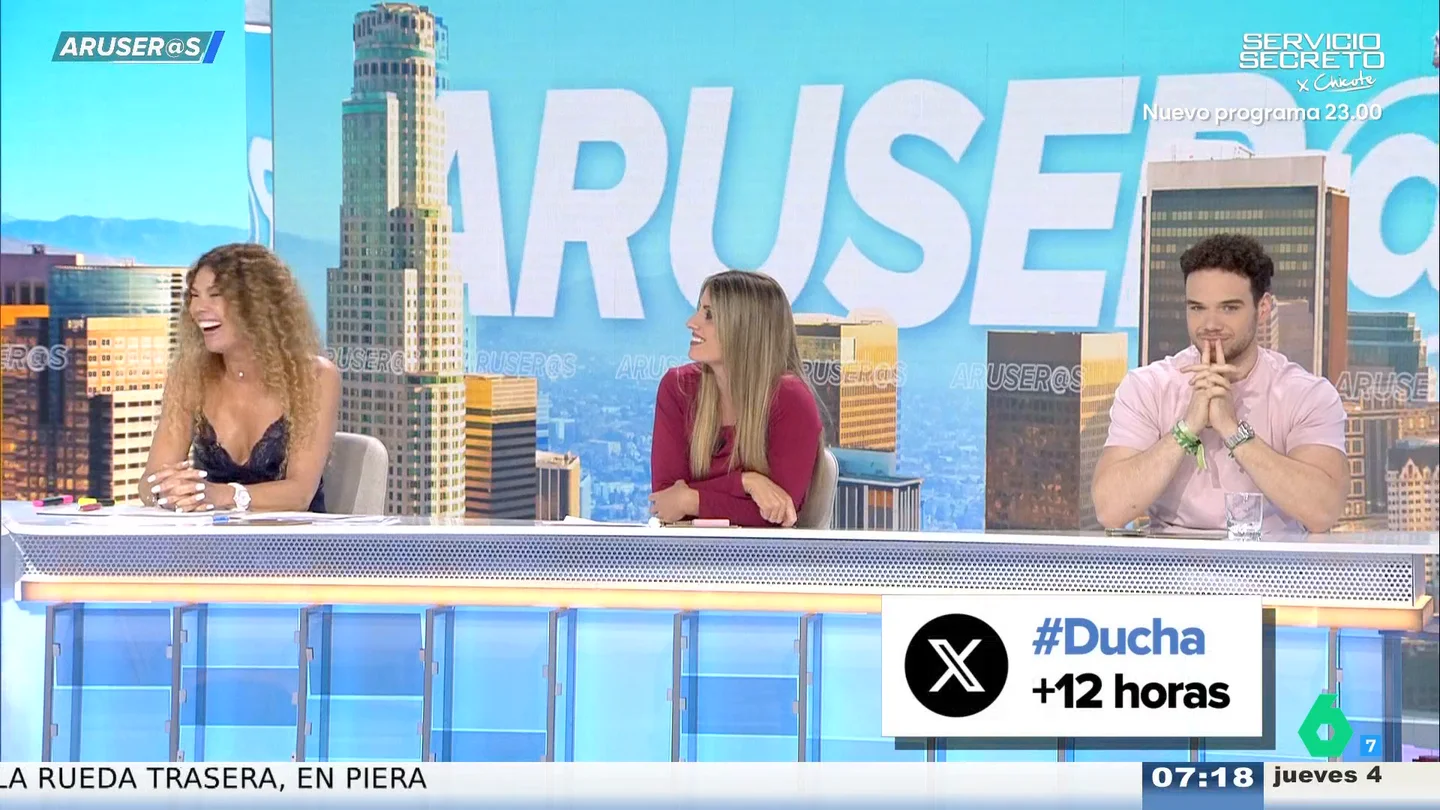 Los colaboradores de Aruser@s revelan cuánto tiempo estarían sin ducharse por 100.000 euros Los colaboradores de Aruser@s revelan cuánto tiempo estarían sin ducharse por 100.000 euros