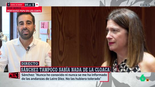 Jos&eacute; Mu&ntilde;oz (PSPV) compara la actuaci&oacute;n de Leire D&iacute;ez con la de un "peque&ntilde;o Nicol&aacute;s": "No veo que haya conseguido ning&uacute;n resultado"