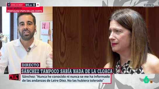 José Muñoz (PSPV) compara la actuación de Leire Díez con la de un "pequeño Nicolás": "No veo que haya conseguido ningún resultado" José Muñoz (PSPV) compara la actuación de Leire Díez con la de un "pequeño Nicolás": "No veo que haya conseguido ningún resultado"