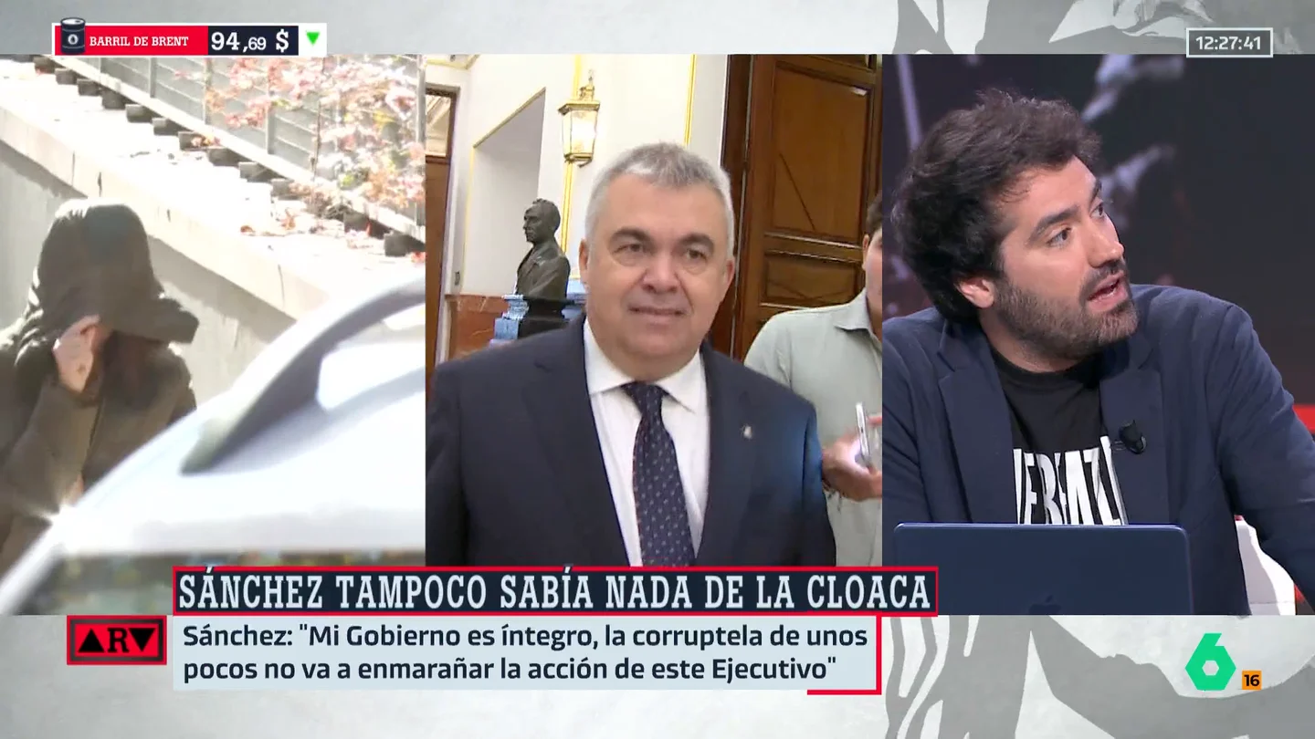 Dani Ramírez, sobre Sánchez: "Si te montan una cloaca dentro de tu partido, no estás preparado para gobernar España" Dani Ramírez, sobre Sánchez: "Si te montan una cloaca dentro de tu partido, no estás preparado para gobernar España"