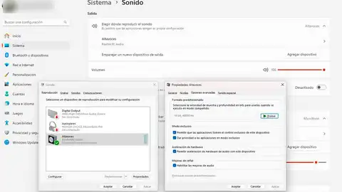 Configuración de sonido en Windows OPCIONES-SONIDO-WINDOWS