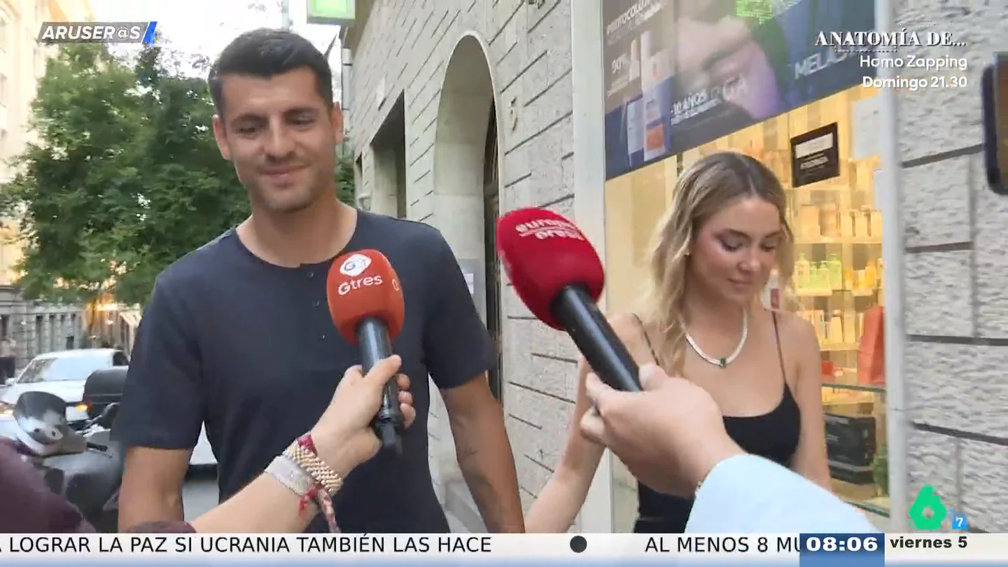 Alfonso Arús, tras la reconciliación de Alice Campello y Álvaro Morata: "Falta desvelar el futuro futbolístico para comprar las camisetas" Alfonso Arús, tras la reconciliación de Alice Campello y Álvaro Morata: "Falta desvelar el futuro futbolístico para comprar las camisetas"
