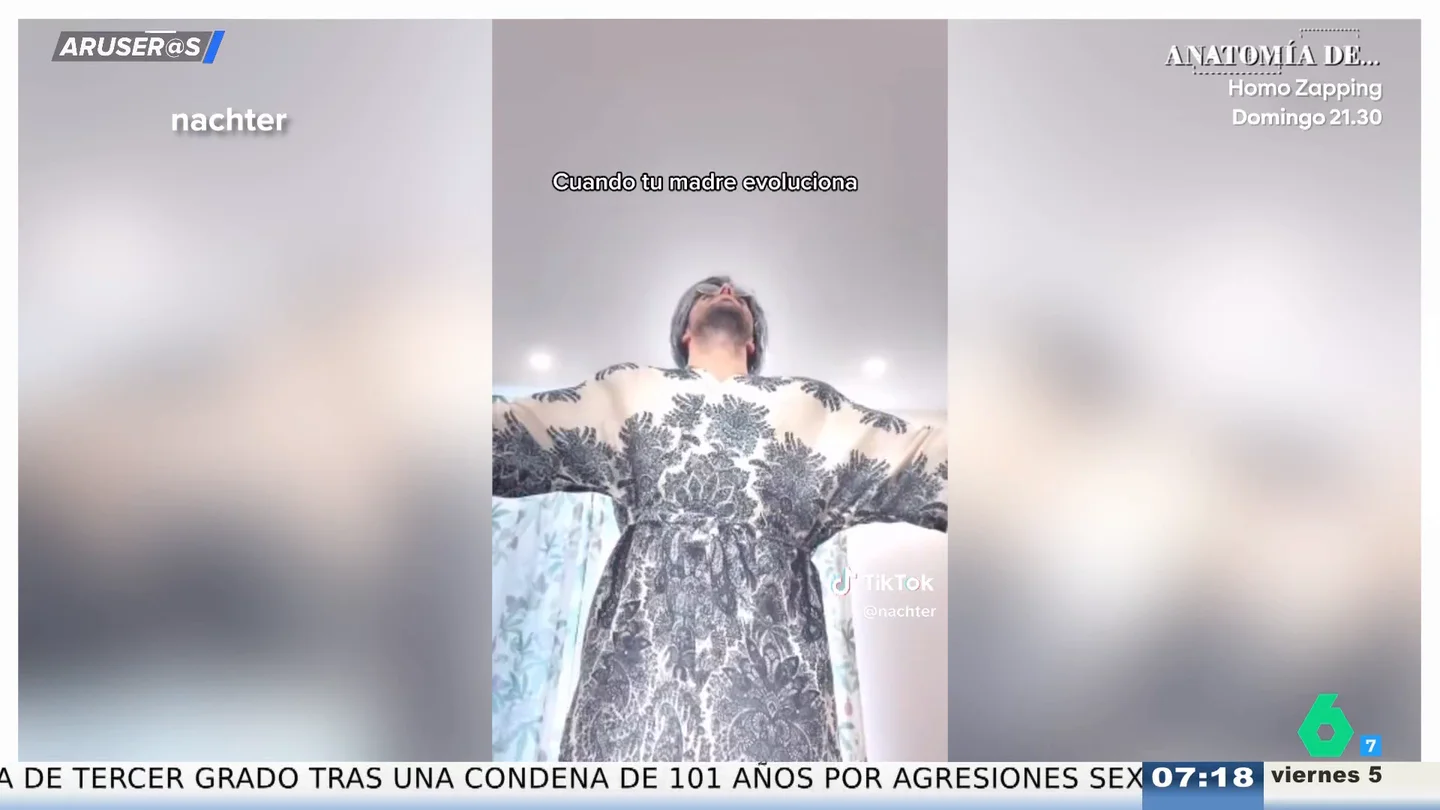 Un creador de contenido muestra con humor cómo "evoluciona" una madre a abuela Un creador de contenido muestra con humor cómo "evoluciona" una madre a abuela
