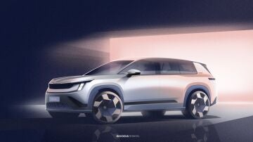 Skoda desvela las primeras im&aacute;genes del Peaq, su nuevo SUV de siete plazas
