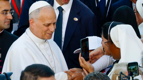 El papa Le&oacute;n XVI en Madrid. 