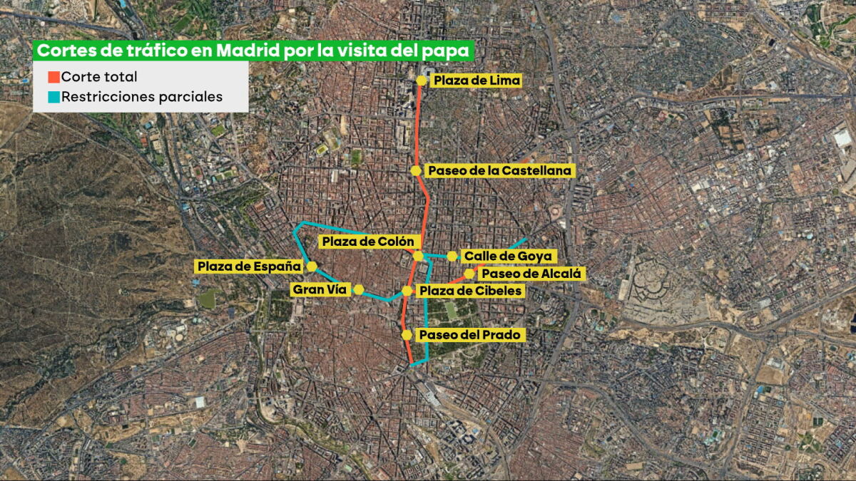 León XIV paraliza Madrid, pero "por el papa lo que sea": "Es