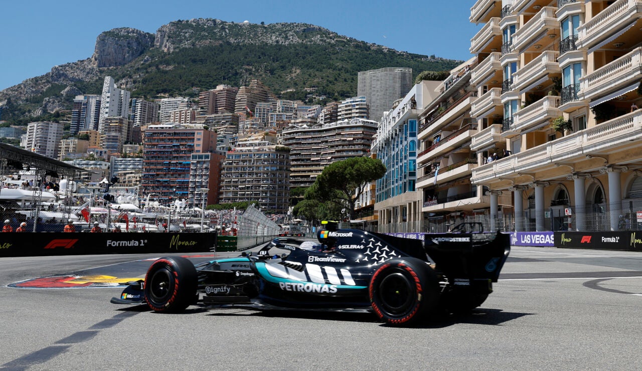Kimi Antonelli durante la clasificaci&oacute;n del GP de M&oacute;naco