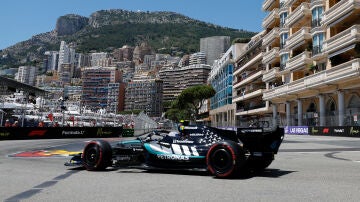 Kimi Antonelli durante la clasificaci&oacute;n del GP de M&oacute;naco