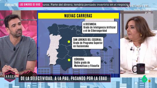 La pregunta de Pilar Vidal al enterarse de que existe un grado en Ilusionismo: "&iquest;Qui&eacute;n da clase, el mago Pop?"