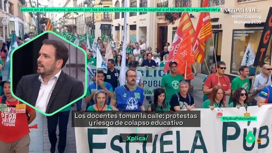 Alberto Garzón, sobre las manifestaciones por la educación pública: "Hay muchos intereses en que se abra un camino a la comercialización" Alberto Garzón, sobre las manifestaciones por la educación pública: "Hay muchos intereses en que se abra un camino a la comercialización"