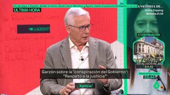 Baltasar Garz&oacute;n, sobre el caso Leire D&iacute;ez: "No puede ser que la Guardia Civil o la UCO hagan afirmaciones categ&oacute;ricas afirmativas"