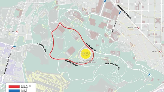 Restricciones de tráfico cerca de Montjuïc durante la visita del papa León XIV a Barcelona Restricciones de tráfico cerca de Montjuïc durante la visita del papa León XIV a Barcelona
