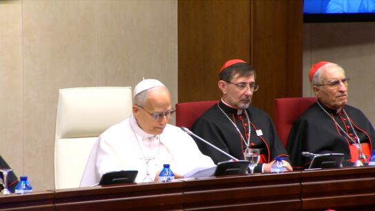 El papa Le&oacute;n XIV, en la Conferencia Episcopal Espa&ntilde;ola