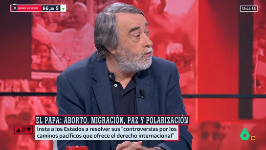 Cuartango critica la ovación al papa en el Congreso: "Me sorprendió; fue un ejercicio de hipocresía" Cuartango critica la ovación al papa en el Congreso: "Me sorprendió; fue un ejercicio de hipocresía"