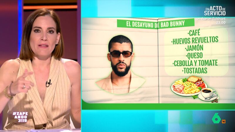 Boticaria Garc&iacute;a sentencia el desayuno de Bad Bunny: "Este muchacho sabe hacerlo todo muy bien"