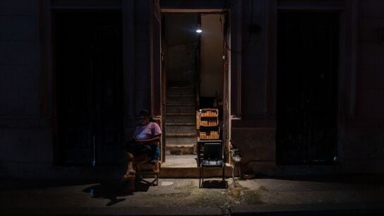 Imagen de archivo. Calles oscuras en Cuba.