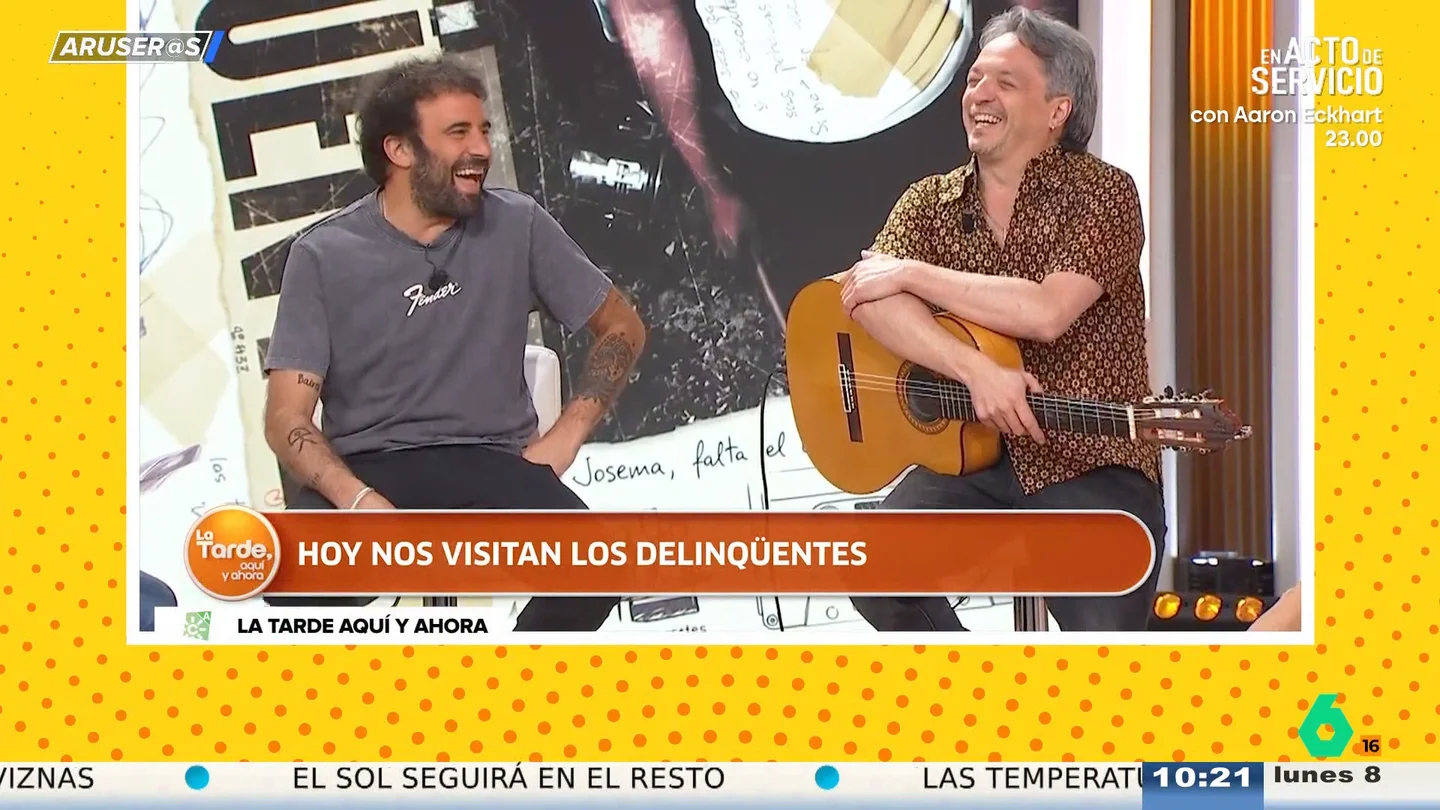 El 'dardazo' de Juan y Medio a Los Delinqüentes por su aniversario: "Es verdad que aparentáis 60" El 'dardazo' de Juan y Medio a Los Delinqüentes por su aniversario: "Es verdad que aparentáis 60"