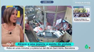 Bea de Vicente comenta el atraco a una joyer&iacute;a de Barcelona