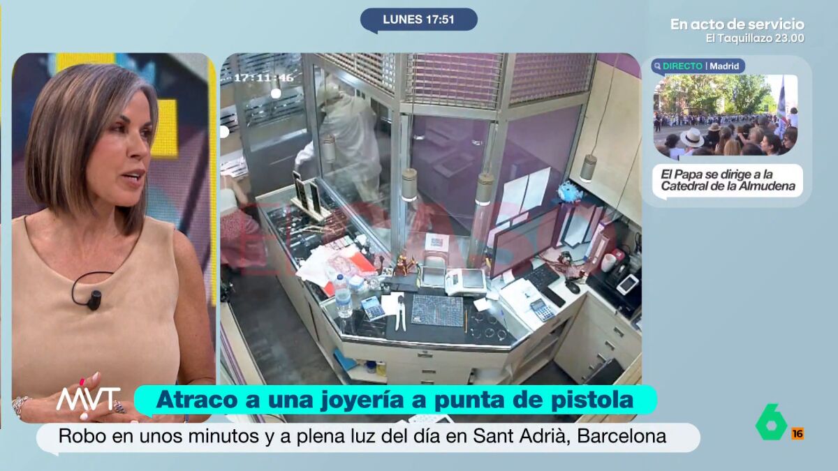 Bea de Vicente, sobre la cómplice de un atraco en Barcelona 