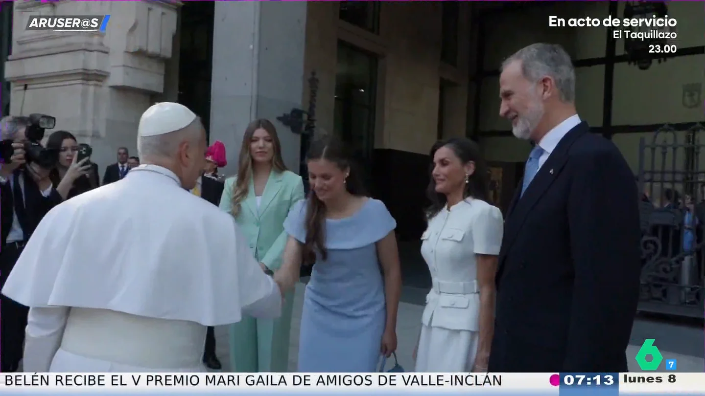 De los looks de la reina Letizia, Leonor y Sofía al sentido discurso de Antonio Banderas: los momentazos de la visita de León XIV De los looks de la reina Letizia, Leonor y Sofía al sentido discurso de Antonio Banderas: los momentazos de la visita de León XIV