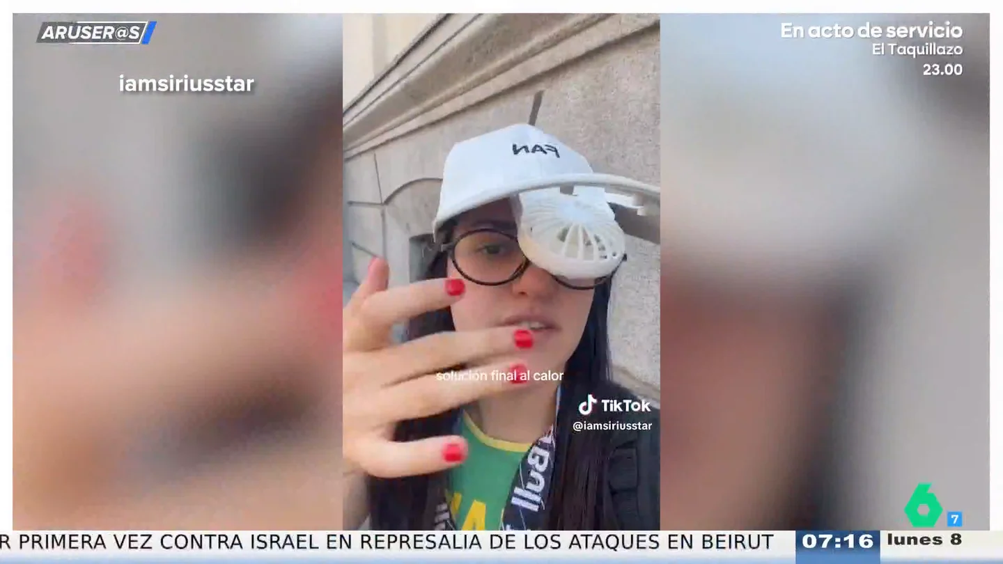 La gorra con ventilador viral conquista a Alfonso Arús: "Me interesa" La gorra con ventilador viral conquista a Alfonso Arús: "Me interesa"