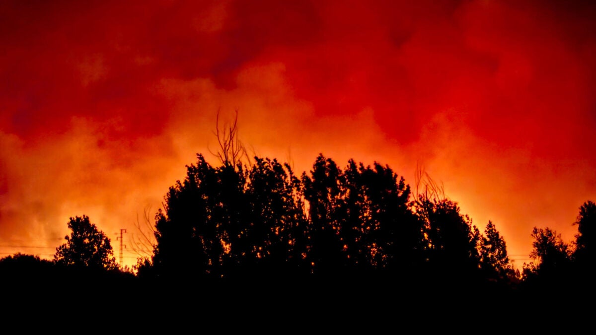 El incendio de Villanueva de los Castillejos (Huel