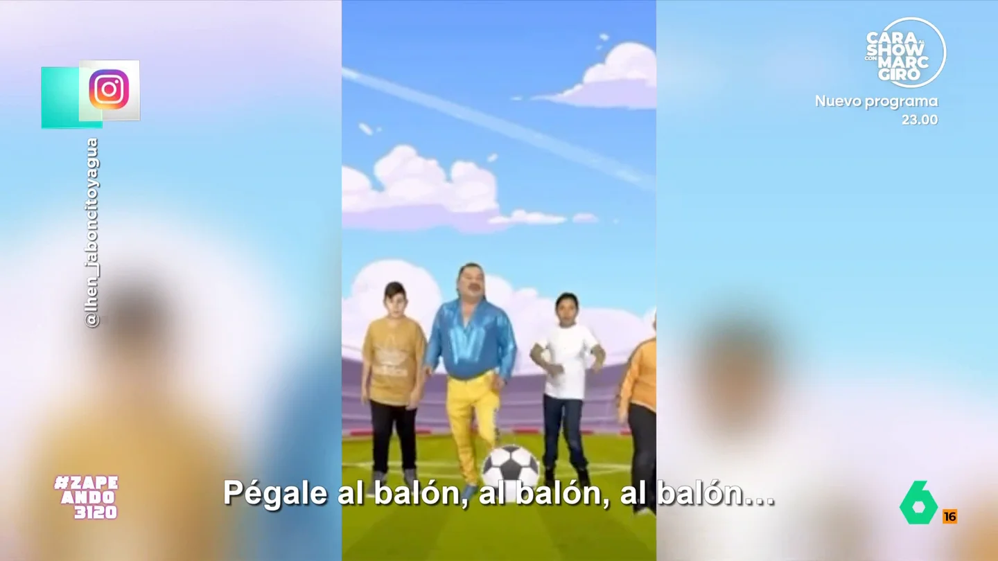 Zapeando ya tiene su himno para el Mundial de Fútbol: "¡Pégale al balón, al balón, al balón...!" Los zapeadores han encontrado la canción que más les representa y que, para ellos, es el verdadero himno de esta cita deportiva tan importante.