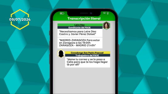 La UCO prueba que Ferraz pagaba gastos de trenes, aviones y alquiler de coches a Leire D&iacute;ez